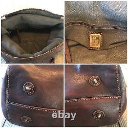AMAZING Vintage Frye Western Style Leather Hobo Handbag Carry it all