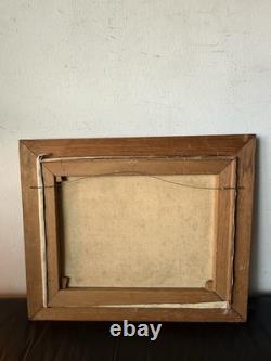 ANTIQUE CALIFORNIA LANDSCAPE OIL PAINTING OLD VINTAGE MODERN CITYSCAPE 1930s