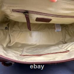 American Darling Tooled Leather Double Handle Strap Conceal Carry Purse Bag Tote