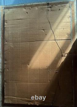 Antique 19th Century Signed European Rococo Revival Oil Painting Court Scene