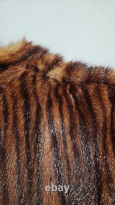 Antique 60s Frederick & Nelson Real MINK Coat 44 Long Silk Lining Medium RARE