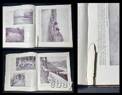 Antique AMERICA PHOTO BOOK 1894 Railroad OLD WEST INDIAN Slavery SOUTH Civil War