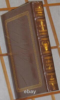 Antique All Leather Bound THE LAST OF THE PLAINSMEN BY ZANE GREY