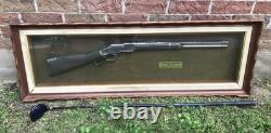 Antique Carbine TURNER Wall Accessory Large Wood Frame 49 X 17