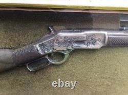 Antique Carbine TURNER Wall Accessory Large Wood Frame 49 X 17