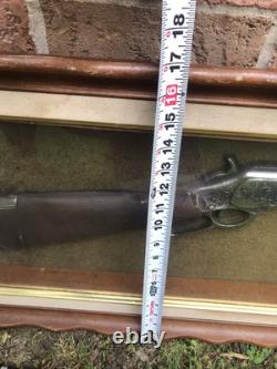 Antique Carbine TURNER Wall Accessory Large Wood Frame 49 X 17