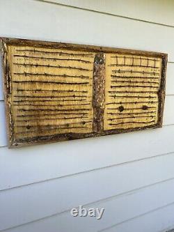 Antique Large Barbed Wire Display