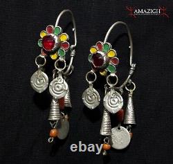 Antique Large Berber Earrings Ida Ou Semlal Western Anti Atlas South Morocco