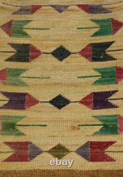 Antique Large Nez Perce Corn Husk Bag late 19th century 16 h x 12w