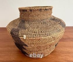 Antique Large Pima Native American Indian Basket 1890-1920 Stunning Design