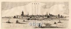 Antique Map-TIEL-NETHERLANDS-Blaeu-1649