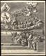 Antique Master Print-DISPUTE HOLY SACRAMENT-Ghisi-Raphael-1552