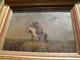Antique Oil on Canvas LOST GREENHORN Western Painting After Alfred Jacob Miller