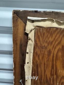 Antique Old West Social Realism Americana Cowboy Portrait Oil Painting, 1940s