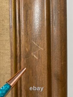 Antique Old West Social Realism Americana Cowboy Portrait Oil Painting, 1940s