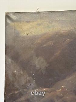 Antique Painting California Landscape MILL Valley Restoration Project Mersfelder