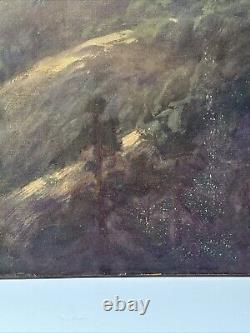 Antique Painting California Landscape MILL Valley Restoration Project Mersfelder