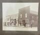 Antique Photo Cabinet Card Cowboys Frontier Bank 1890s Photo Marked Broken Arrow