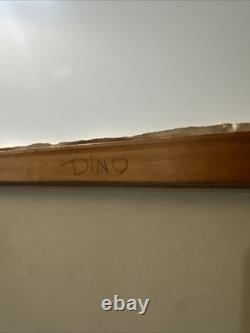 Antique Portrait Painting Wpa Era Man Men Jester Circus Signed Fabrizio Large