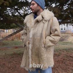 Antique Shearling Leather Coat