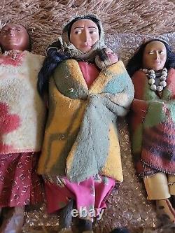 Antique Skookum Doll Large Lot Plus More Rare Collectable 15 Total Lot