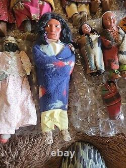 Antique Skookum Doll Large Lot Plus More Rare Collectable 15 Total Lot