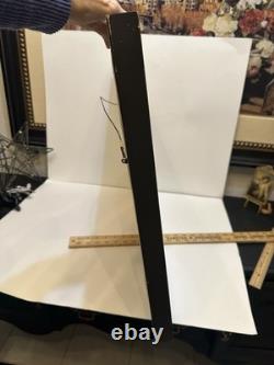 Antique THE SIGNAL Signed CM Russell 25.5x19.5Western Native American Indian