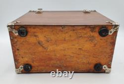 Antique Vintage Western Electric Large Battery Wood Box Pre-1940's Telephone