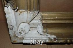 Antique Western Europe Large 19th Century Wood Frame for REPAIR