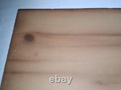 Antique Western Landscape Pastel/Chalk Art With Hand Carved Oak Gesso Frame Signed