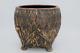 Antique Western Stoneware Company Footed Rustic Jardiniere/Planter