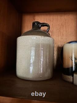 Antique Western Stoneware moonshine jug