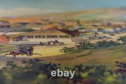 Antique chromolithograph of San Francisco in July 1849 from Stock Exchange