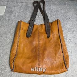 Artisan Handmade Leather Tote Bag Antique Horse Tack Saddle ONE OF A KIND Art