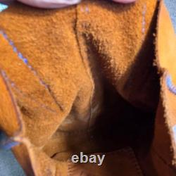 Artisan Handmade Leather Tote Bag Antique Horse Tack Saddle ONE OF A KIND Art
