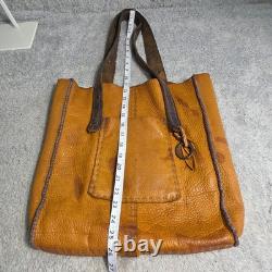 Artisan Handmade Leather Tote Bag Antique Horse Tack Saddle ONE OF A KIND Art