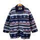 Blue High Grade Western Aztec Southwest Wool USA Pendleton Style Jacket XL