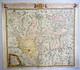 Bohemia Dated 1742 Homann Hrs Large Antique Map 18th Century