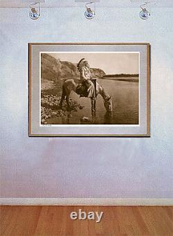 Bow River Blackfoot 22x30 Hand Numbered Ltd. Edition Curtis Indian Art Photo