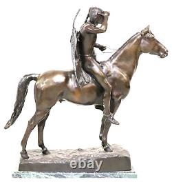 Bronze Sculpture, After C. E. Dallin (1861-1944)'THE SCOUT', Vintage / Antique