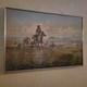 CHARLES MARION RUSSELL'THE WORLD WAS ALL BEFORE THEM' Antique Chromolithograph