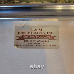 CHARLES MARION RUSSELL'THE WORLD WAS ALL BEFORE THEM' Antique Chromolithograph