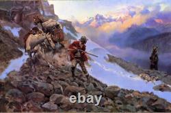 Charles Marion Russell Whose Meat Western Art Print on Paper or Canvas