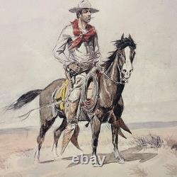 Charles Russell Montana Cowboy Certificate of Authentication Numbered Print