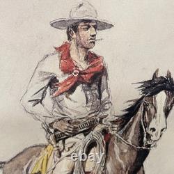 Charles Russell Montana Cowboy Certificate of Authentication Numbered Print