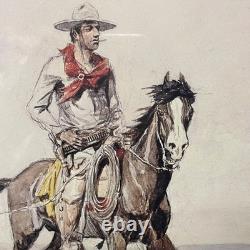 Charles Russell Montana Cowboy Certificate of Authentication Numbered Print