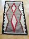 Clean + Pristine Vintage Large Navajo Indian Crystal Rug Blanket Weaving