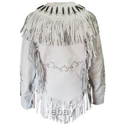 Cowgirl Western style Fringed Leather Jacket for Women