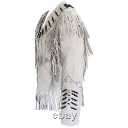 Cowgirl Western style Fringed Leather Jacket for Women