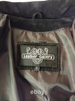 Cowhide Suede Fringe Jacket Men's Large Christmas New